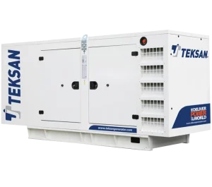 Промисловий дизельний генератор Teksan TJ1100PE6L у шумозахисному кожусі