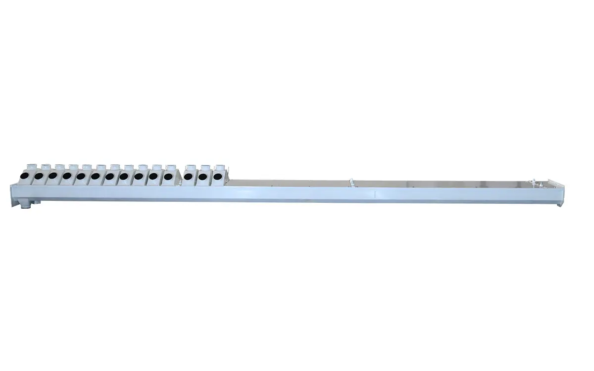 Screw conveyor for flour Çift Kartal ÇKUV series on white background