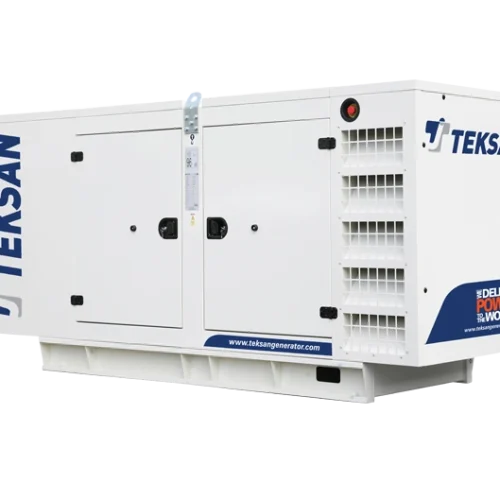 Промисловий дизельний генератор Teksan TJ1100PE6L у шумозахисному кожусі